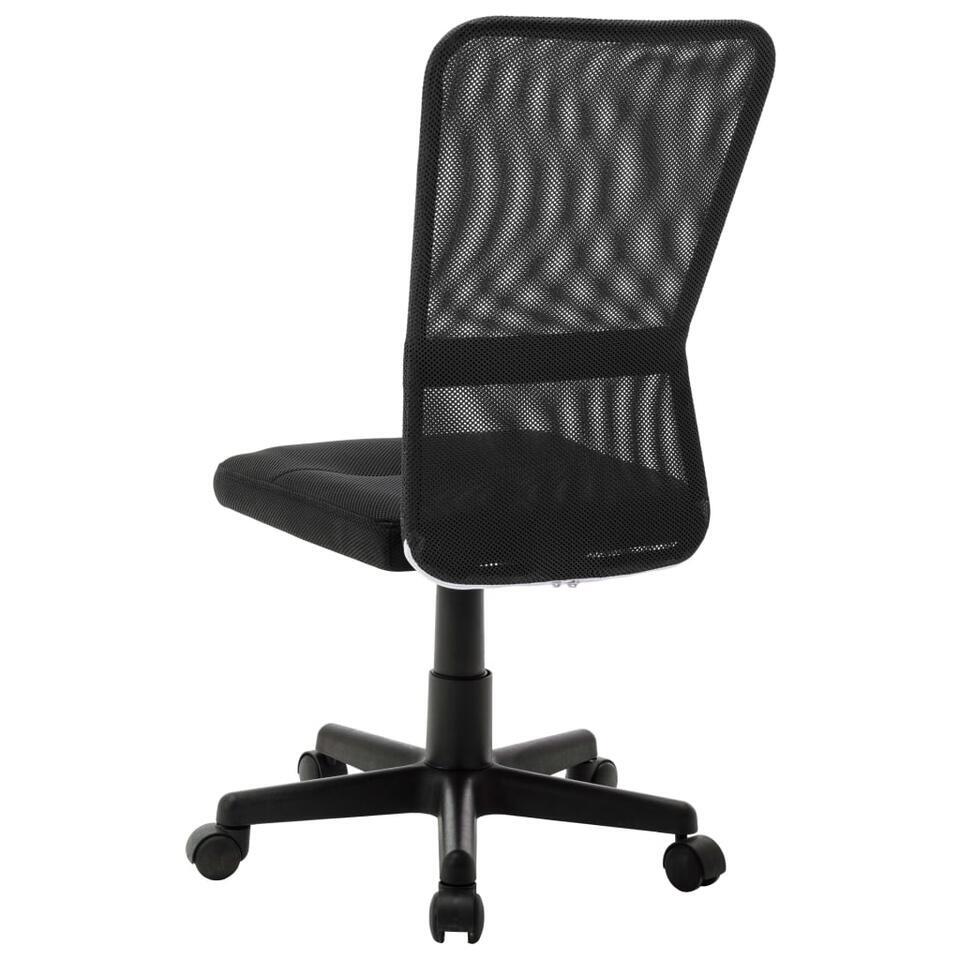  VidaXL Kantoorstoel 44x52x100 Cm Mesh Stof Zwart
