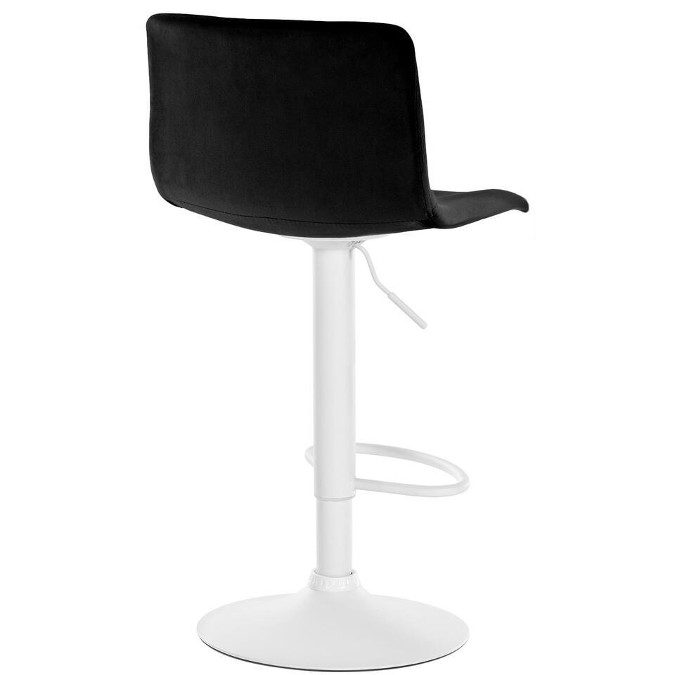  CLP Barkruk Hover Fluweel - Zwart