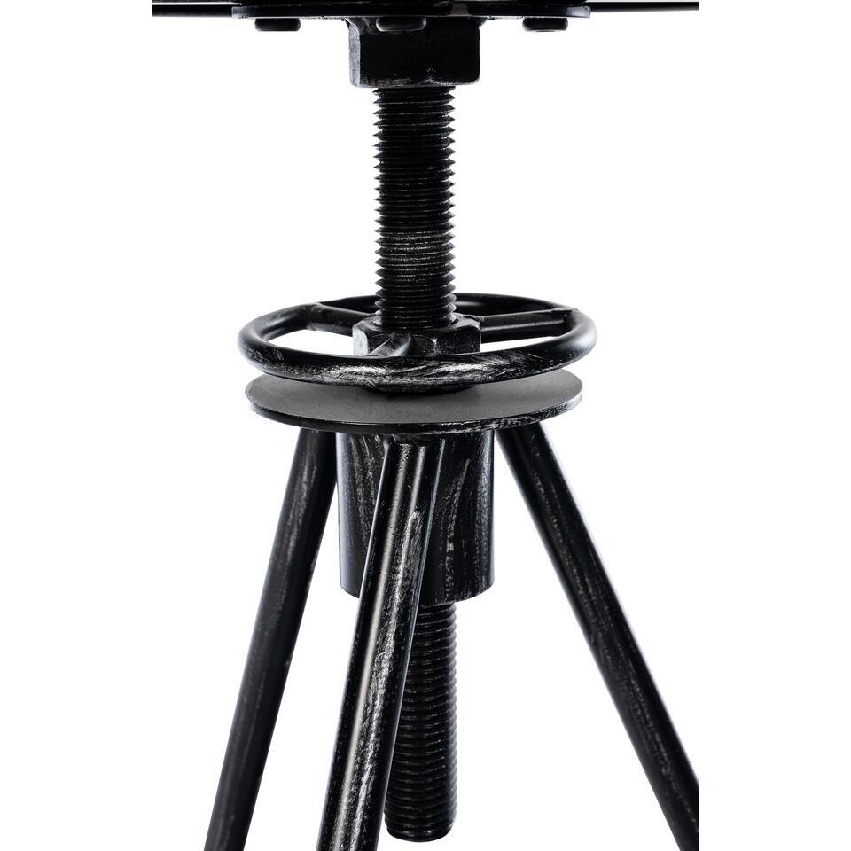  CLP Barkruk Karla Antiek Zilver Frame - Metaal - Zilver