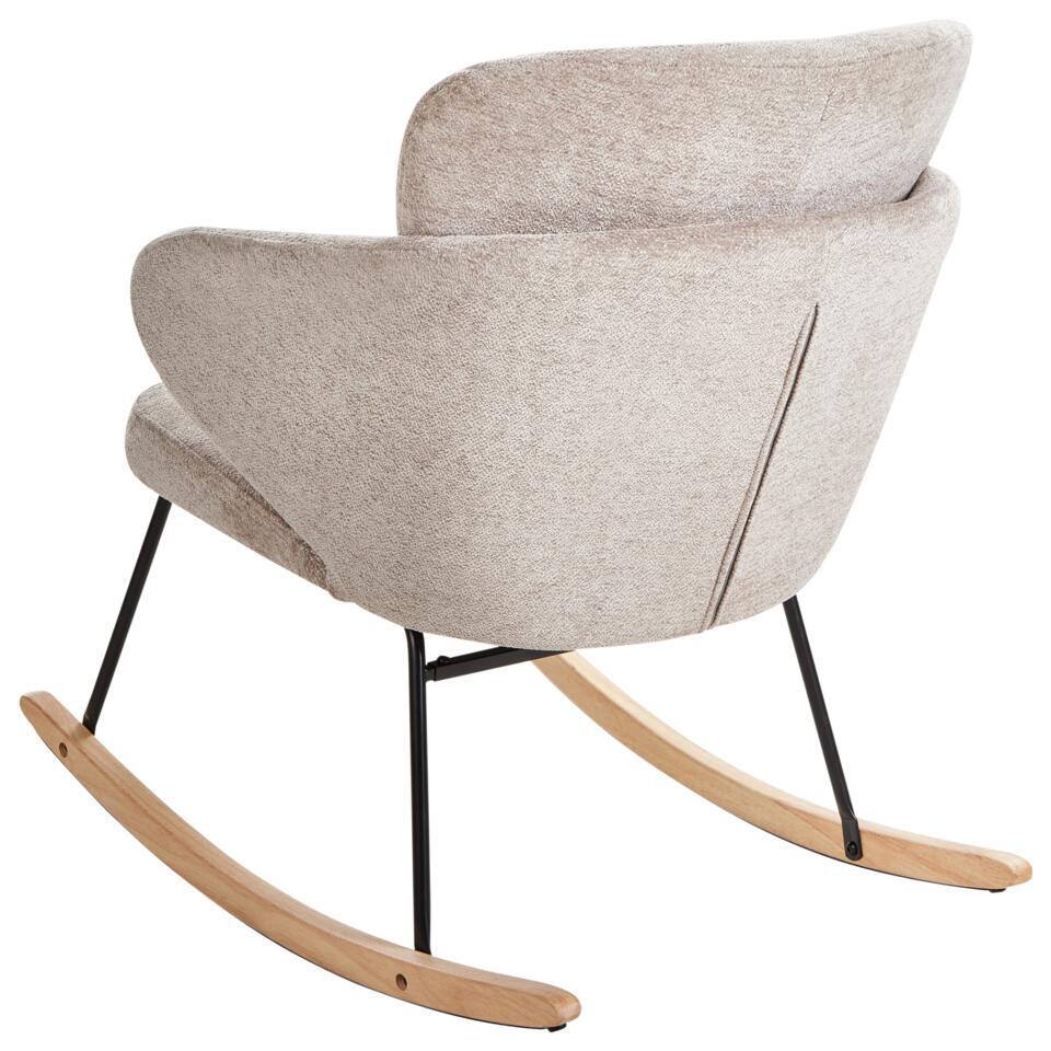  VIKEN - Schommelstoel - Taupe - Polyester