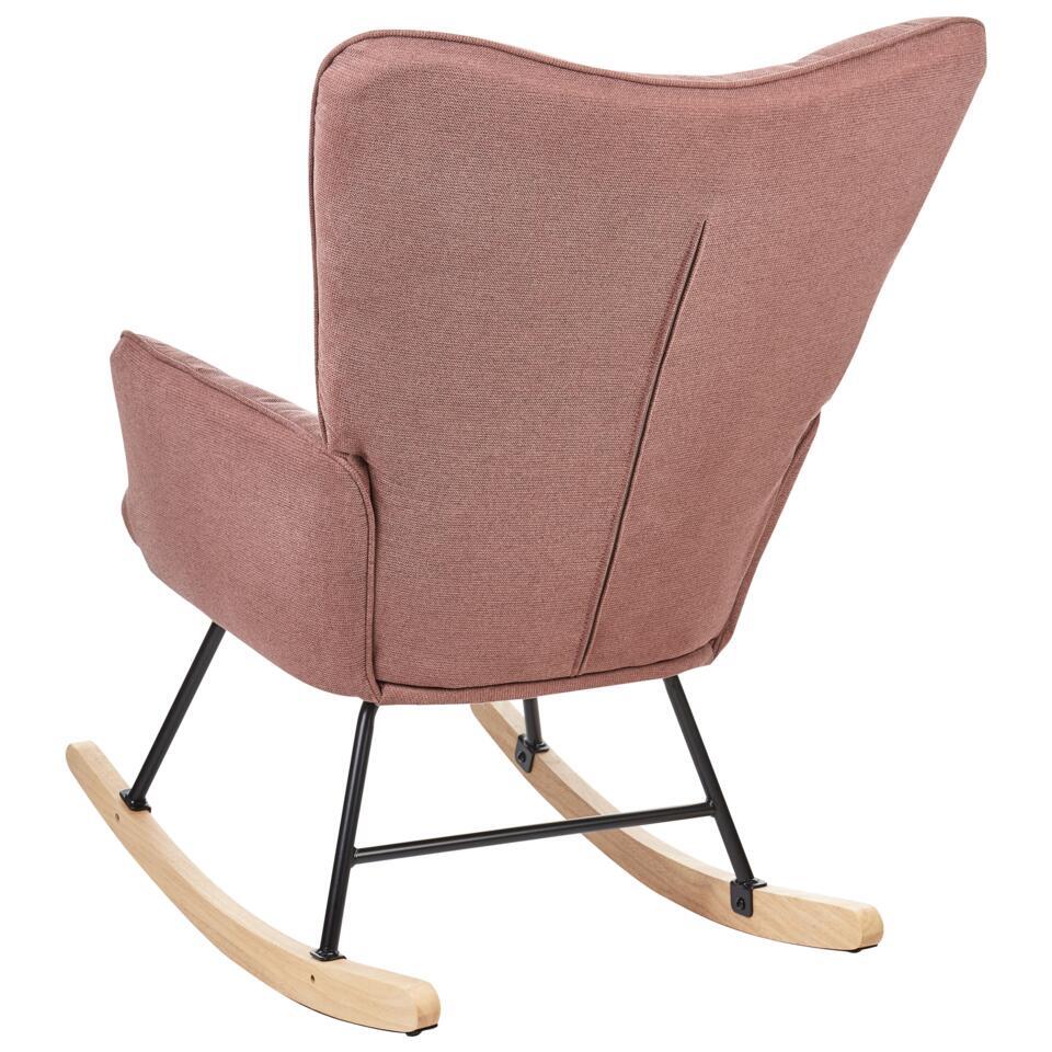  OULU - Schommelstoel - Roze - Polyester