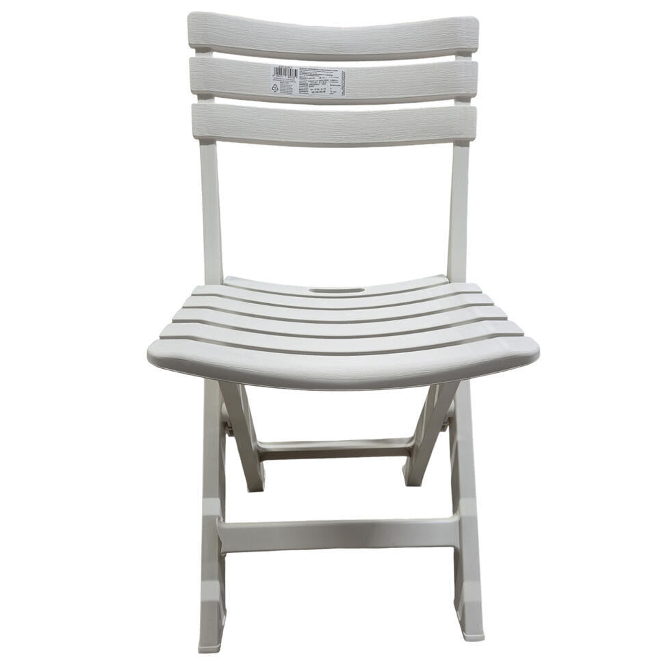Pro Garden Progarden Klapstoel Voor Buiten/binnen - Ivoor Wit - 41 X 78 Cm