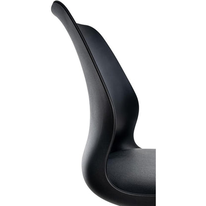  CLP Set Van 2 Barkruk Gilbert Chroom Frame - Kunststof - Zwart