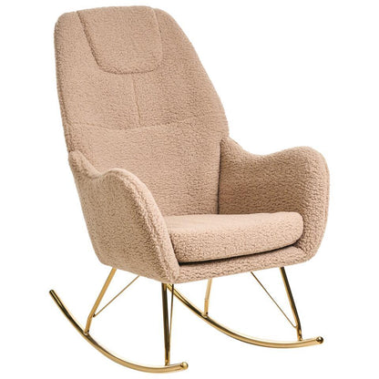  GULSELE - Schommelstoel - Beige - Bouclé