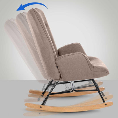  CLP Schommelstoel Sanka Stof - Taupe
