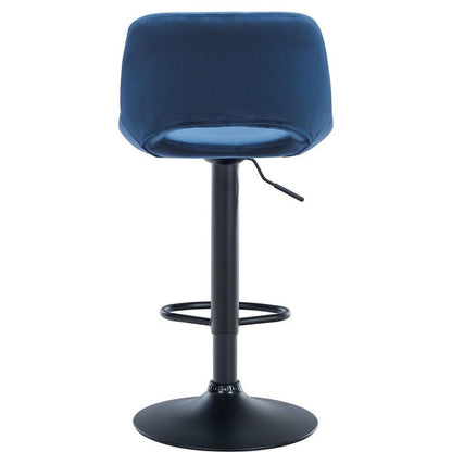  CLP Barkruk Camden Fluweel - Blauw