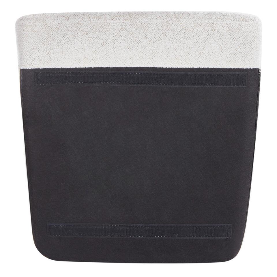  KVELIA - Schommelstoel - Wit - Polyester