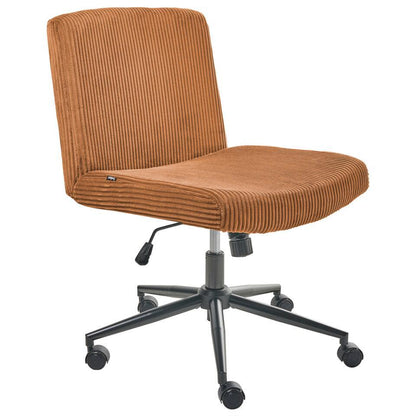  GEDDES - Bureaustoel - Goudbruin - Corduroy