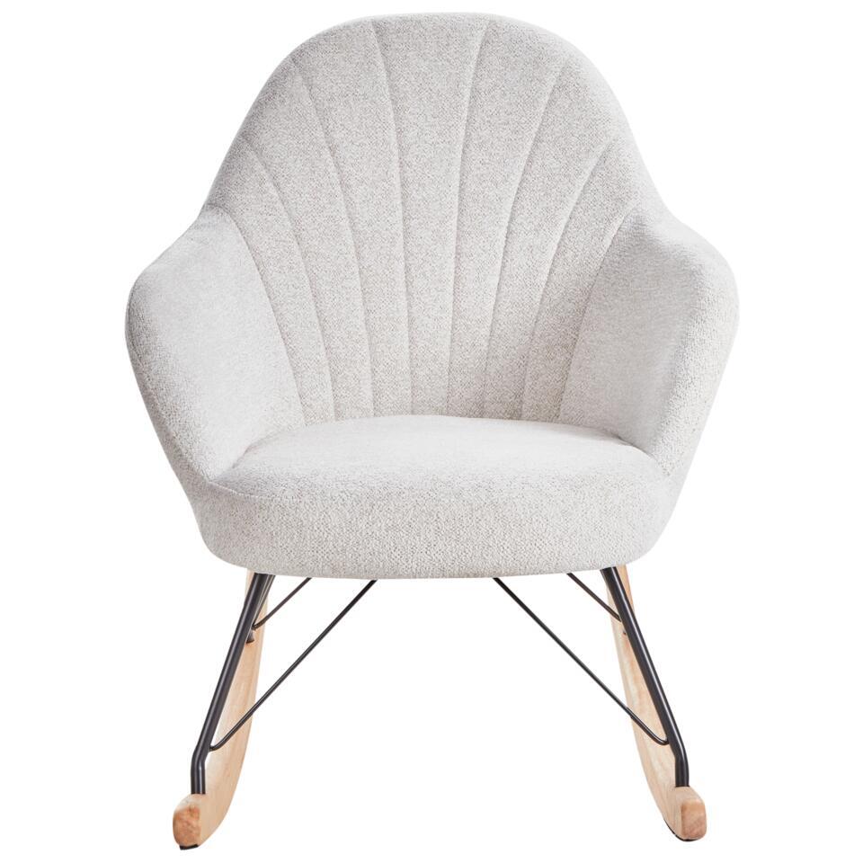  SKALE - Schommelstoel - Wit - Polyester