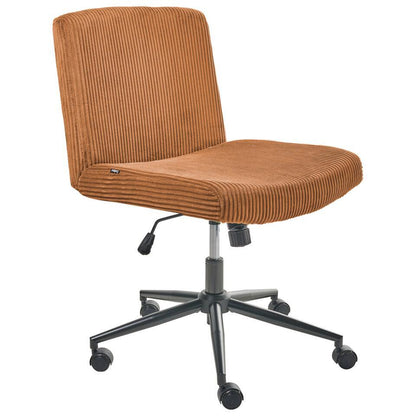  GEDDES - Bureaustoel - Goudbruin - Corduroy