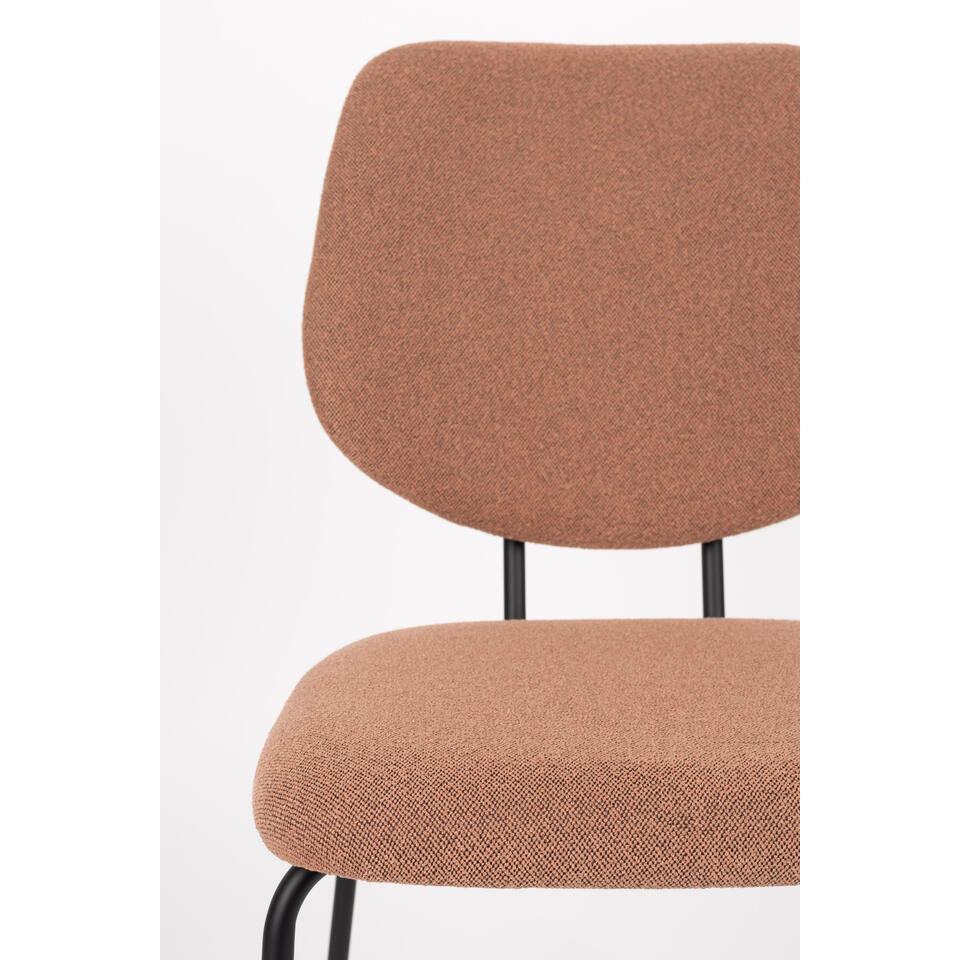  Housecraft Zelo Eetkamerstoelen Roze- Set Van 2
