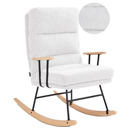  ESKELIN - Schommelstoel - Off-white - Bouclé