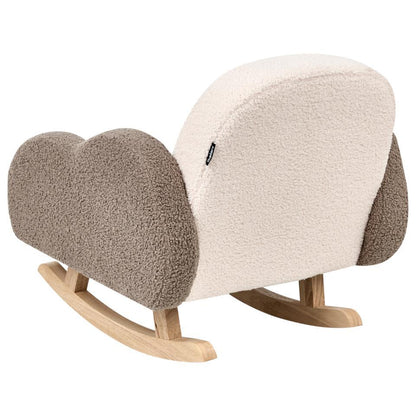  SKARE - Schommelstoel Voor Kinderen - Beige - Bouclé