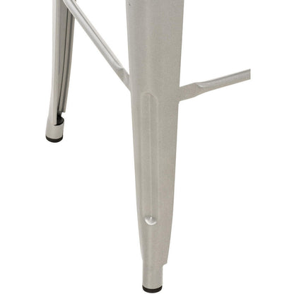  CLP Barkruk Mason Natura Frame - Metaal - Zilver