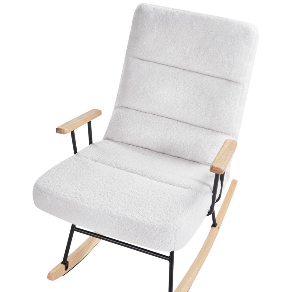  ESKELIN - Schommelstoel - Off-white - Bouclé