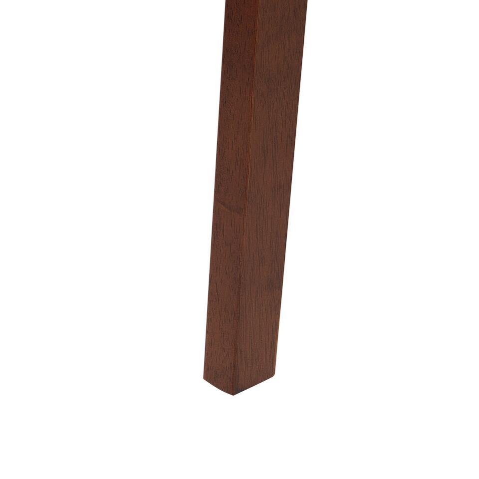  AMBLER - Barkruk Set Van 2 - Lichtbeige - Hout
