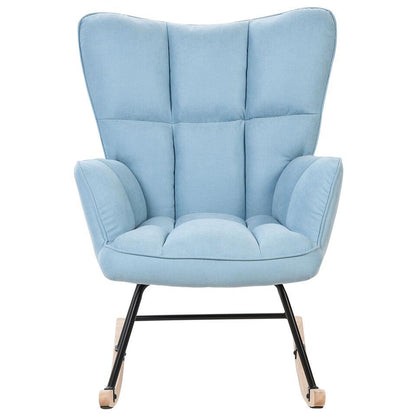  OULU - Schommelstoel - Blauw - Polyester