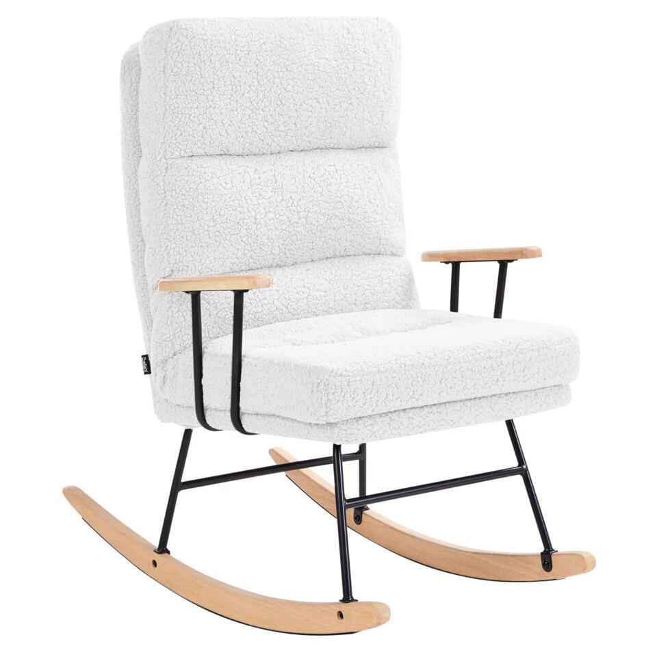  ESKELIN - Schommelstoel - Off-white - Bouclé