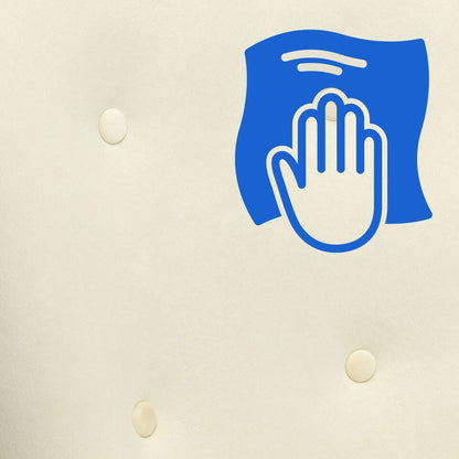  CLP Schommelstoel Sanka Fluweel - Creme