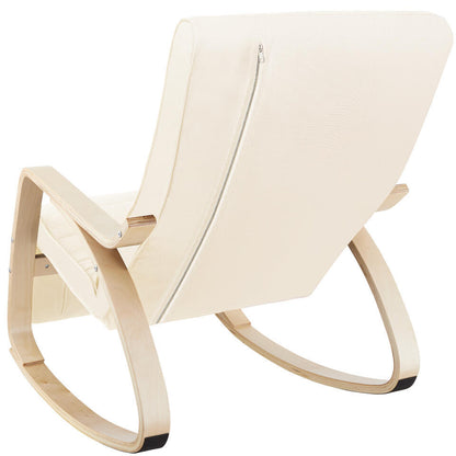  Tectake Schommelstoel Onda, Beige