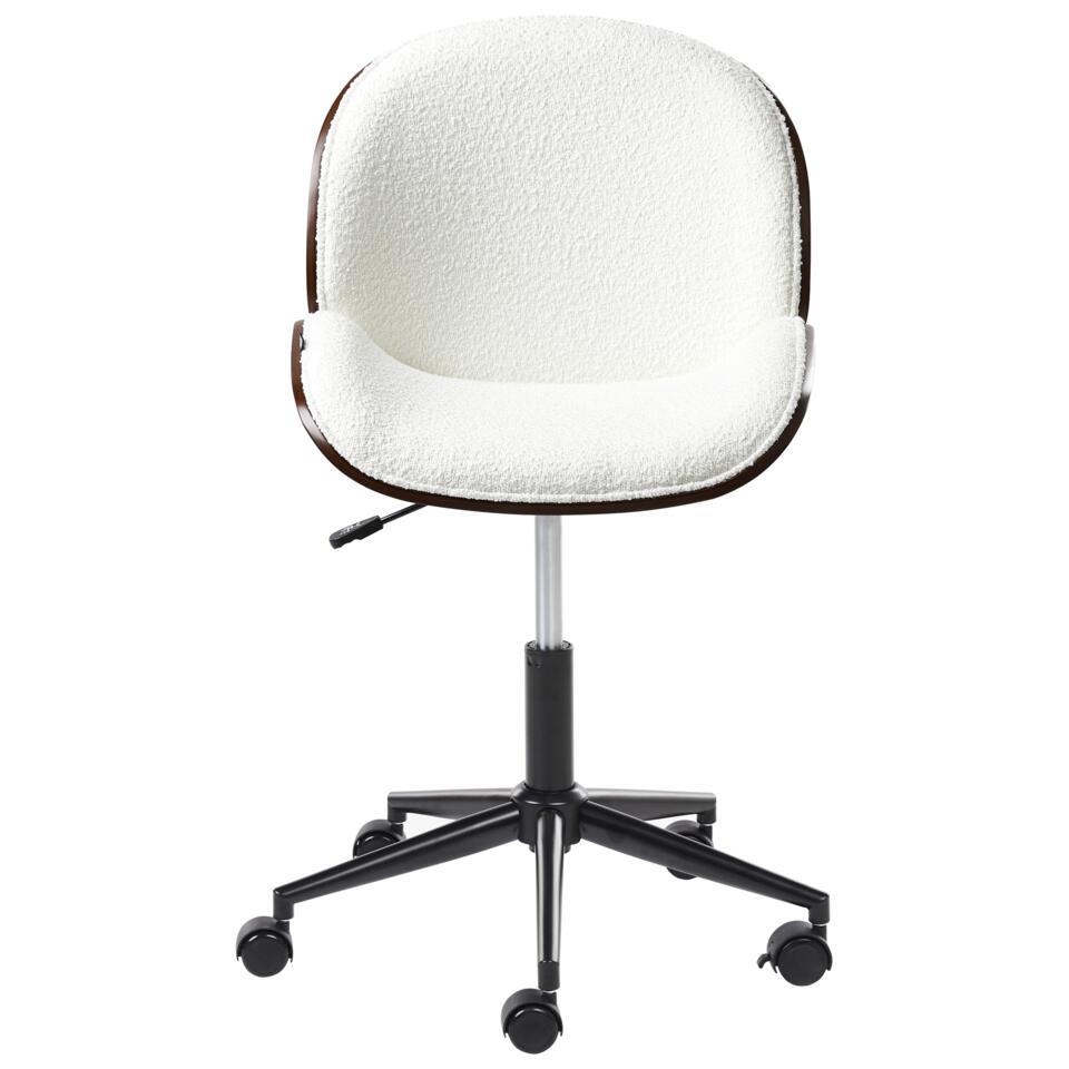  MENESHA - Bureaustoel - Lichtgrijs - Polyester