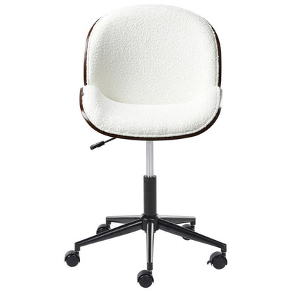  MENESHA - Bureaustoel - Lichtgrijs - Polyester