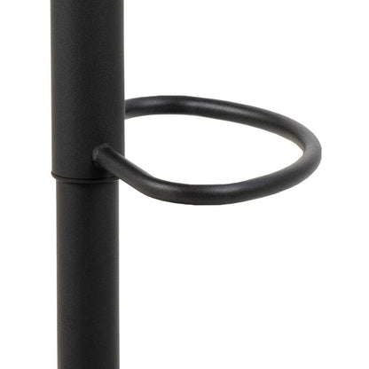  Barkruk Grijs Stof - 45,5x51x116cm - Henriëtte - Set Van 2