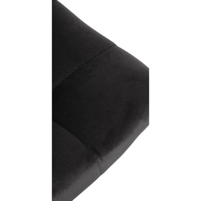  CLP Set Van 2 Barkruk Jerry Zwart Frame - Fluweel - Zwart