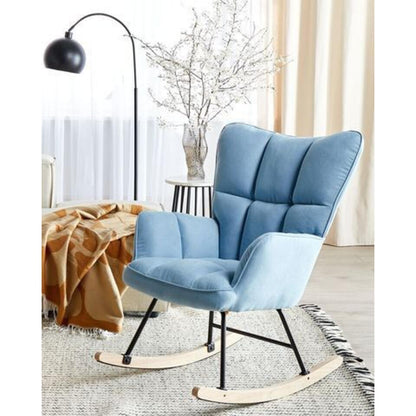  OULU - Schommelstoel - Blauw - Polyester