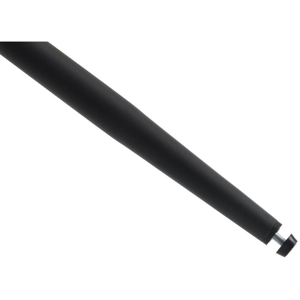  CLP Barkruk Dartford Mat Zwart Frame - Stof - Donkergrijs