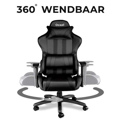  Ocazi Chicago Gamingstoel - Bureaustoel - Zwart