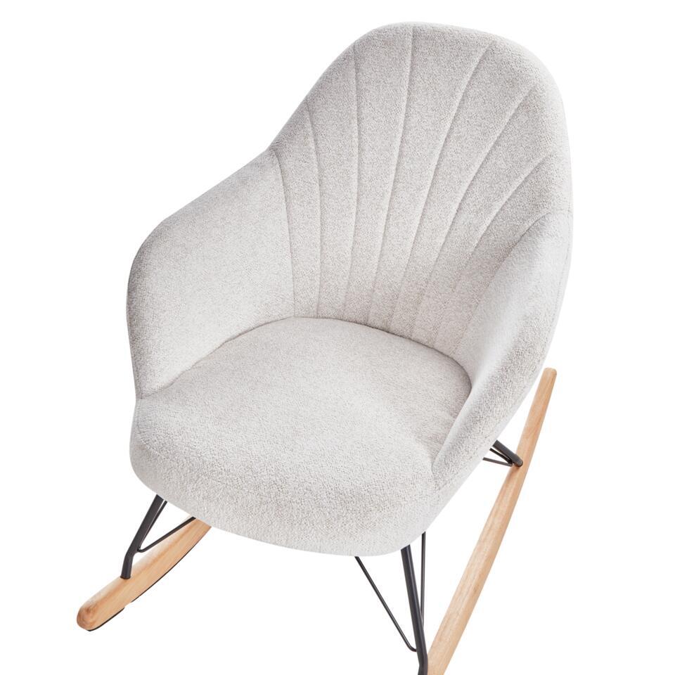  SKALE - Schommelstoel - Wit - Polyester