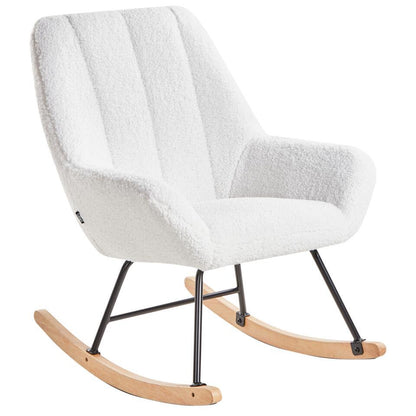  KINNO - Schommelstoel - Off-white - Bouclé
