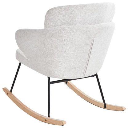  VIKEN - Schommelstoel - Wit - Polyester