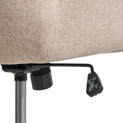  BELMAR - Bureaustoel - Taupe - Polyester