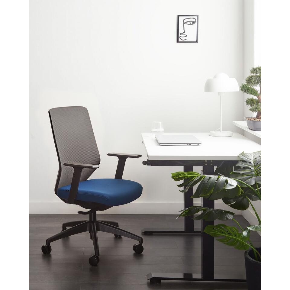  VIRTUOSO - Bureaustoel - Blauw - Stof