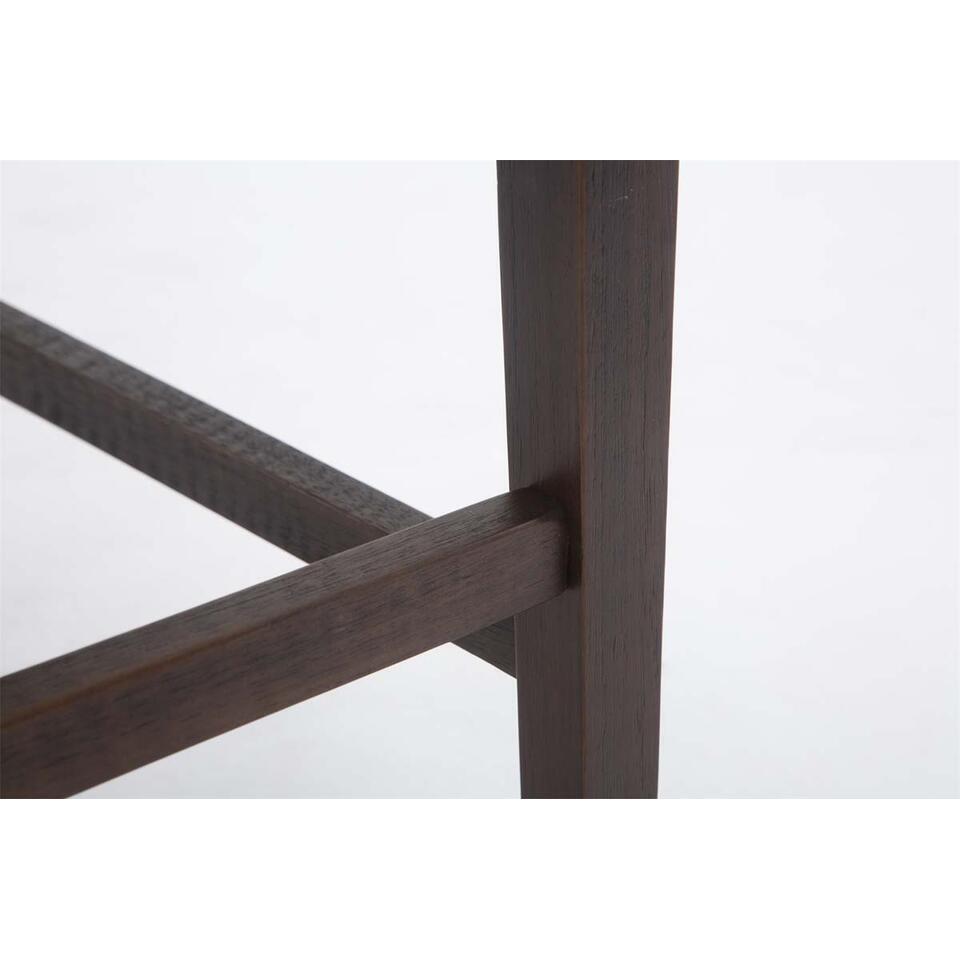  CLP Barkruk Louise Antiek Frame - Stof - Bruin