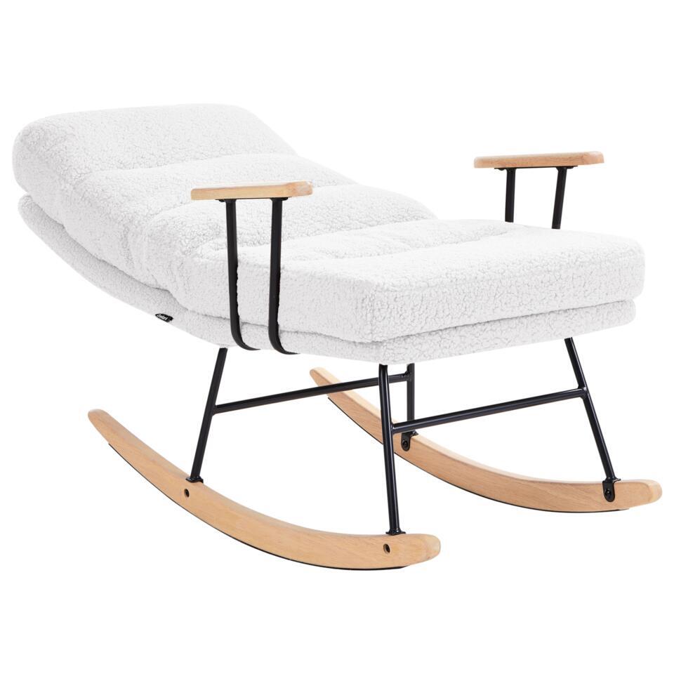  ESKELIN - Schommelstoel - Off-white - Bouclé