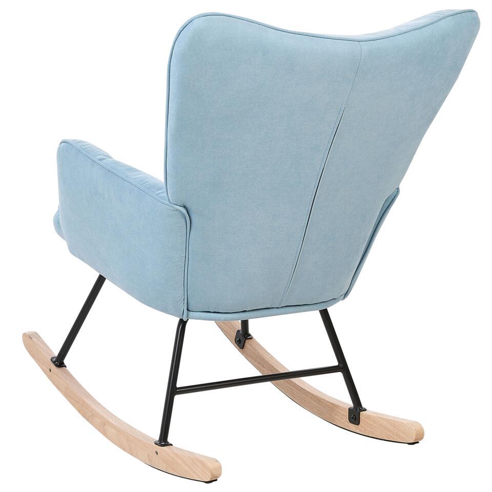  OULU - Schommelstoel - Blauw - Polyester