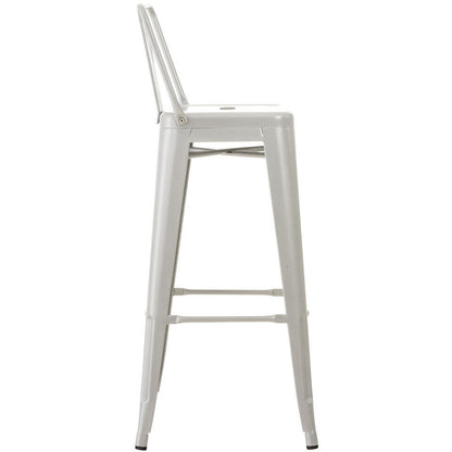  CLP Barkruk Mason Natura Frame - Metaal - Zilver