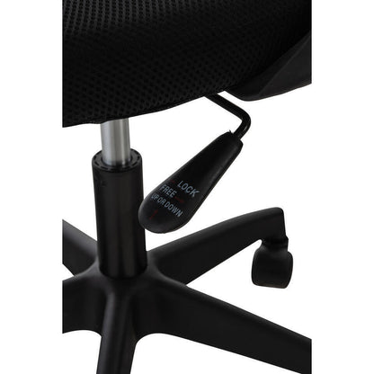  CLP Bureaustoel Auburn Zwart Frame - Microfiber - Purper