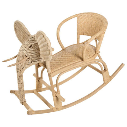  AMPOLLINO - Schommelstoel - Natuurlijk - Rotan