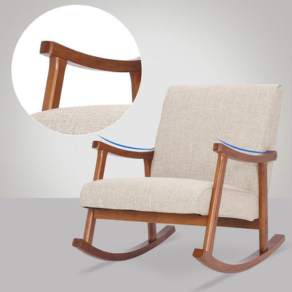  CLP Schommelstoel Morelia Stof - Creme
