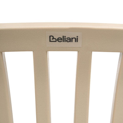  KLEVE - Set Van 4 Barstoelen - Beige - Synthetisch Materiaal