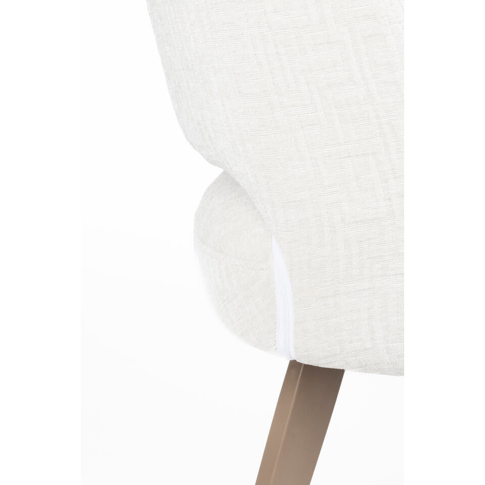  Housecraft Yves Eetkamerstoel Wit - Set Van 2