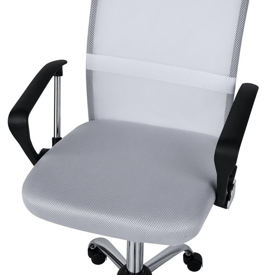  BEST - Bureaustoel - Wit - Mesh