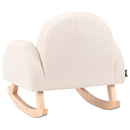  HUG - Schommelstoel Voor Kinderen - Lichtbeige - Bouclé