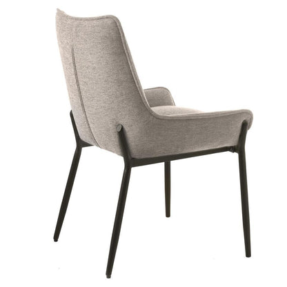  Eetkamerstoel Zandkleur Stof - 59x58x84cm - Calgary - Set Van 2